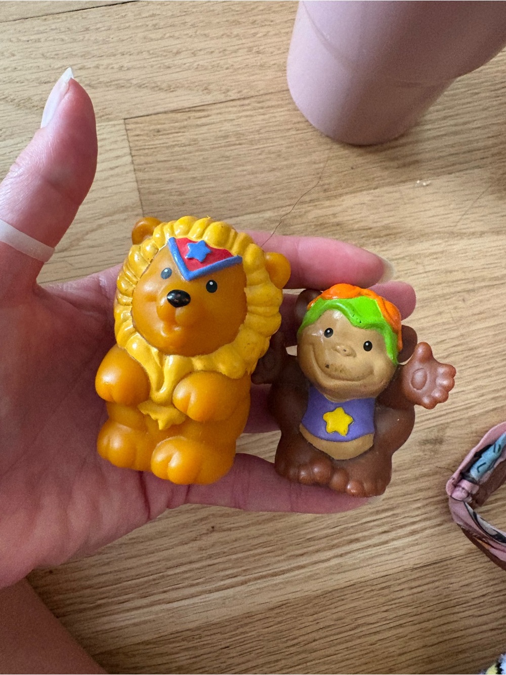 Fisher Price Little People Lion Monkey Zoo Safari Animal Figures